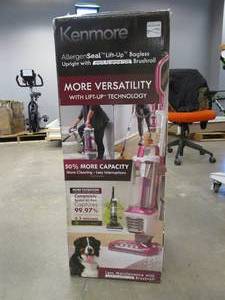 lot 774 image: KENMORE AllergenSeal Bagless Multi-Surface Lift-Up Upright Vacuum Cleaner with Hair Eliminator Brushroll (APPEARS NEW)