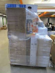 lot 789 image: Large WholesaleSalvage Pallet, Heaters and Small Appliances.
