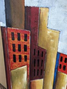 lot 57 image: Large Metropolis Canvas Print
