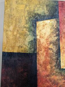 lot 8 image: Large Decorative Abstract Canvas Print