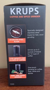lot 81 image: New Krups Coffee & Spice Grinder