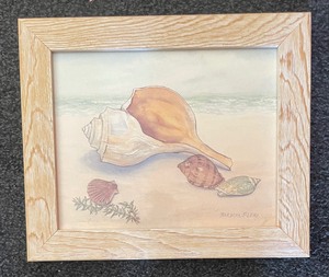 lot 92 image: Trio of Beachy Themed Prints by Barbara Fleri