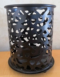 lot 93 image: Black Metal Candle Holders