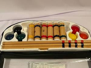 lot 145 image: Sportsman Croquet Set in Original Case
