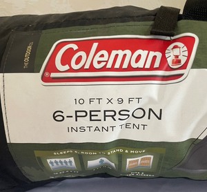 lot 129 image: Coleman Tent Lets Go Camping