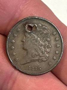 lot 19 image: 1835 Half Cent