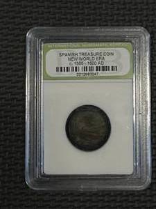 lot 40 image: Genuine Spanish Treasure Coin