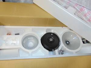 lot 7 image: Minka-Aire F846-SL Wave II 60 in. Silver Ceiling Fan with Remote Control