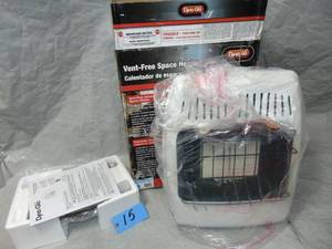 lot 15 image: Dyna-Glo IR12NMDG-1 12,000 Btu Natural Gas Vent Free Infrared Wall Heater