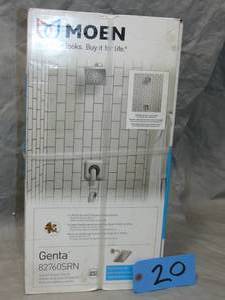 lot 20 image: Genta Single-Handle 1-Spray Tub and Shower Faucet in Spot Resist Brushed Nickel (Valve Included)