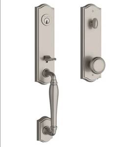 lot 36 image: Baldwin New Hampshire One Piece Single Cylinder Keyed Entry Handleset