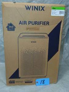 lot 18 image: Winix AM90 4-Stage True HEPA Air Purifier with WiFi & PlasmaWave Technology Unused