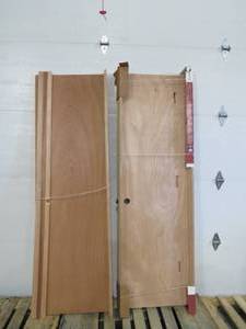 lot 98 image: 2 Pack Lot - Damaged Jeld-Wen 24x80 Interior Door