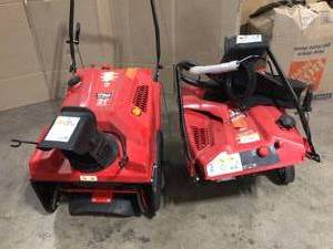 Lot of snow Bower Missing Pcs for parts o repairs, Review all pictures
