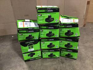 Greenworks  PRO Dual Port 60-Volt Super Charger, Box Full, Customer returns, Review all pictures