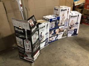Mix lot of Shark Vacuums, Lot of 5, Customer returns, Review all pictures
