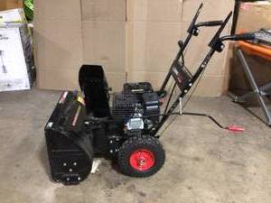 Legend Force  22 in. Two-Stage Gas Snow Blower with Recoil Start, in working order Customer return, Review all pictures