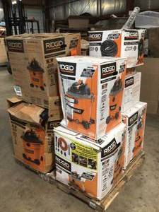 Mix lot of Ridgid Shop Vacs, Various Models and Conditions, review all pictures