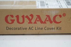 Decorative AC line cover kit