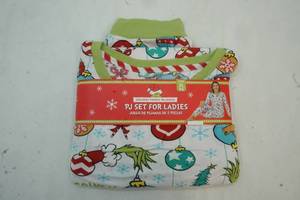 womens xl grinch pajamas