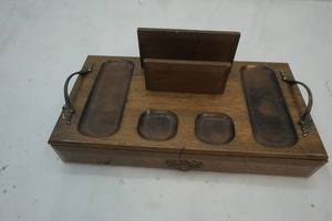 wooden jewelry box 1970s