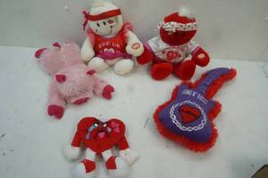 valentines plush items