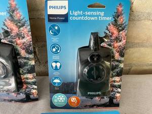 Lot of 4 Philips Outdoor Light Sensor Timers