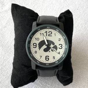 Lot of 2 Sparo Officially Licensed Iowa Hawkeye Watches.
