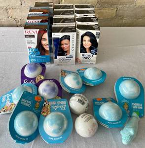 Lot of Various Hair Coloring and Bath Bombs