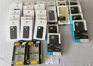 Lot of Genuine Google Pixel Cell Phone Cases.
