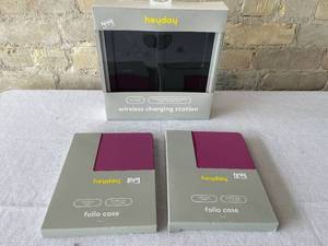 Apple ipad Mini Folio Cases and Wireless Charging Station