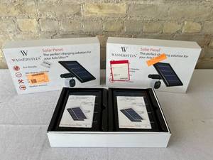 Lot of 3, Two (2) packs Arlo Ultra Solar Charging Panels