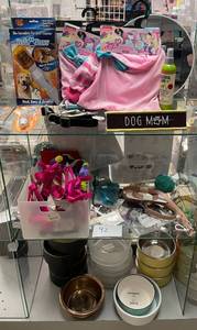 HUGE Lot of Dog Supplies, Bowls, Collars, Shirts, and MORE