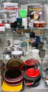 HUGE Lot of Kitchen Items, Plate, Bowls, Dishes, Egg Cooker and MORE