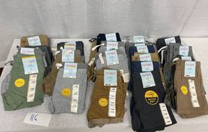 HUGE Lot of Toddler Boys Summer Shorts Size 12-18 Mo