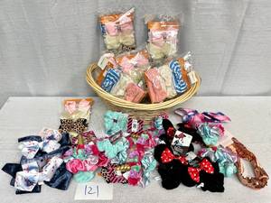 Large Lot of Girls Hair Accessories, Minnie Mouse, LOL Surprise and More