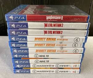 Lot of 10 PS4 Video Games