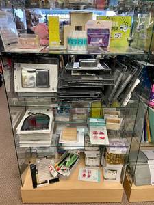 3 Shelves Full of School and Office Supplies