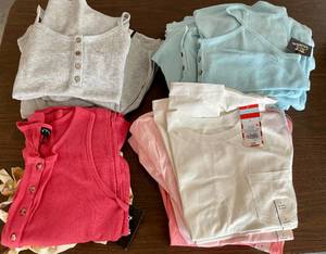 Lot of Over 20 Girls Tee Shirts and Tank Tops Sizes L and XL