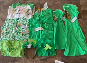 St. Patrick Day Girls Clothing Lot