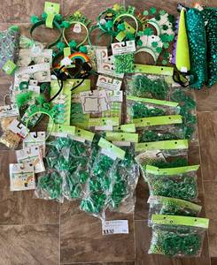 HUGE Lot of St Patricks Day Party Supplies