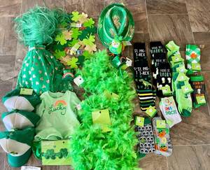 HUGE Lot of St Patricks Day Party Supplies