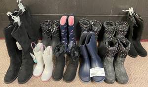 HUGE Lot of Childrens Shoes and Boots-Big Kid Sizes
