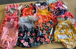 Lot of 6-9 Month Girls Summer Clothes and Outfits
