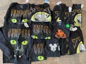 Lot of Womens Halloween Sweatshirts-Cats and Snoopy