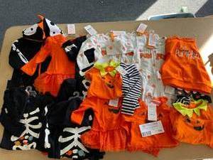 Lot of Infant Halloween Outfits Sizes NB-9 mo
