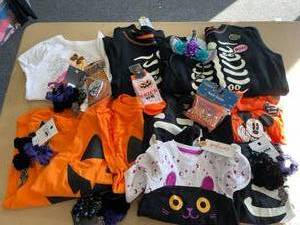 Lot of Childrens Halloween Clothing-Various Sizes