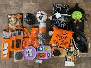 Lot of Halloween Accessories, Makeup, Decor and More
