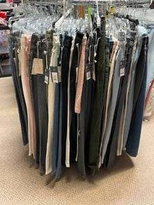 HUGE Lot of Womens Pants and Jeans.&nbsp Mostly sizes 10-16.