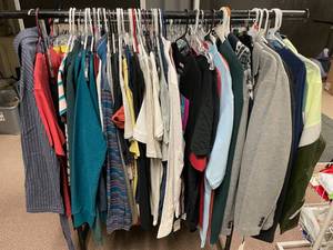HUGE Lot of Mens Clothing Tops, Sweaters, Shirts-Various Sizes.&nbsp&nbsp